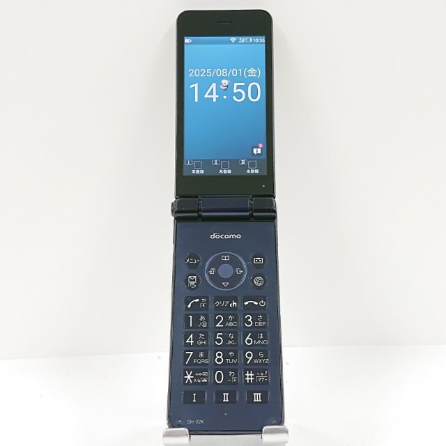 AQUOS ケータイ SH-02K ドコモ ブルーブラック 送料無料 本体 c13878 【中古】