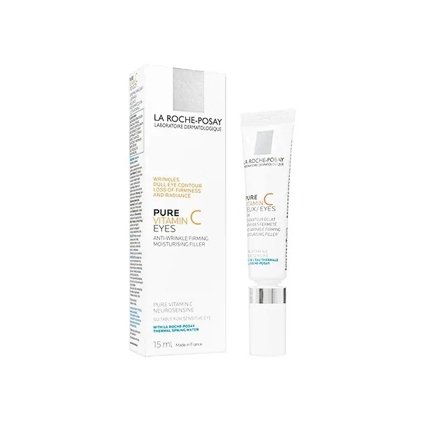 ラロッシュポゼ ピュアビタミンCアイズ 15ml 1本 La Roche-Posay Pure Vitamin C Eyes 目元用クリーム アイクリーム ターマルウォーター使用 海外直送 国際郵便