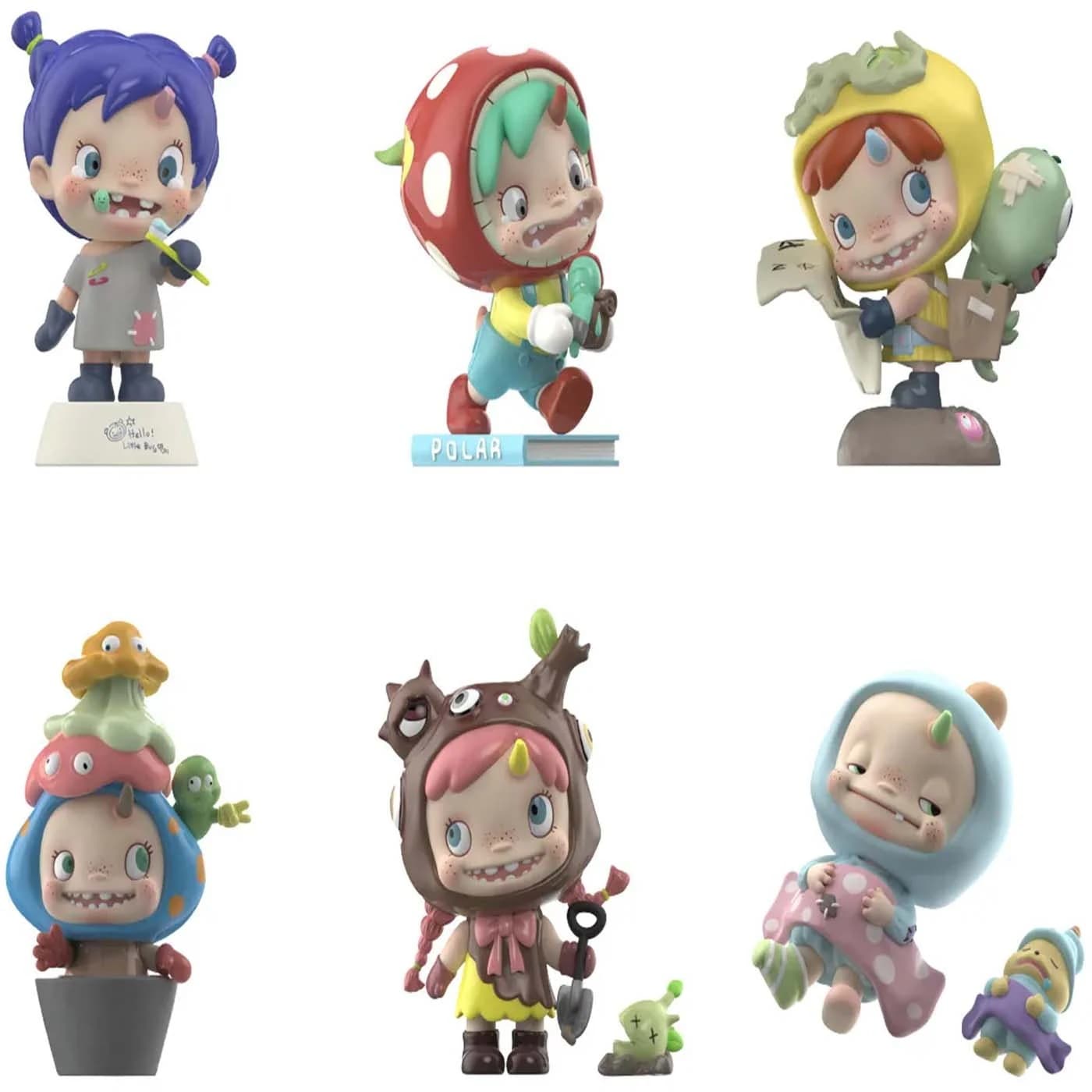 公式正規品POPMART POLAR ハロー！ポーラシーズン1シリーズ ガチャポンフィギュア ブラインドボックス ヒーリングギフト