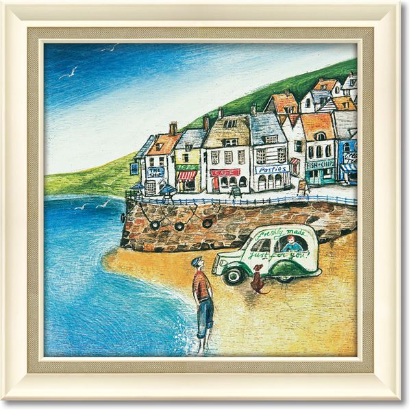 ユーパワー ジョー/ラム Gel加工 アートフレーム 「コーニッシュ」