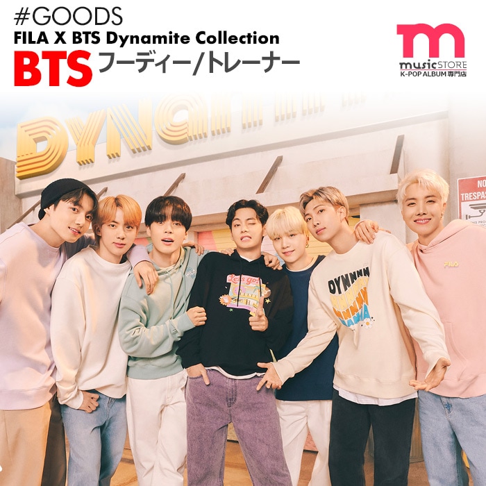 FILA BTS ×DYNAMITE クルーネックスウェットシャツJIN