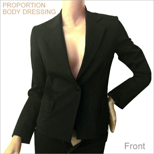 PROPORTION BODY DRESSING ジャケット テーラード ブレザー　ブラック