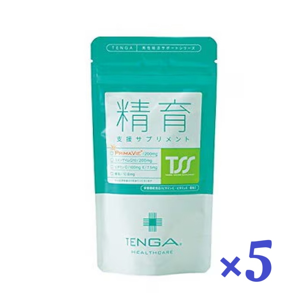TENGA(テンガ) シードイン+精育支援サプリメント 120粒入 セット5個入