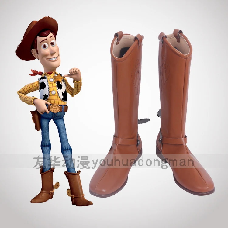 【ハッピーハロウィン】トイ・ストーリー ウッディ コス靴 コスプレ靴