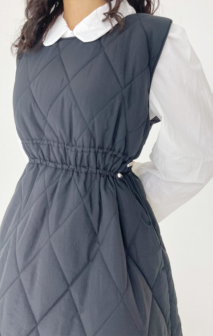 [MATIA]マティア キルティングダウンコートワンピース トリミングウエア トリマー服 サロン服 ユニフォーム 制服 キルティング グルーマーエプロン グルーミング