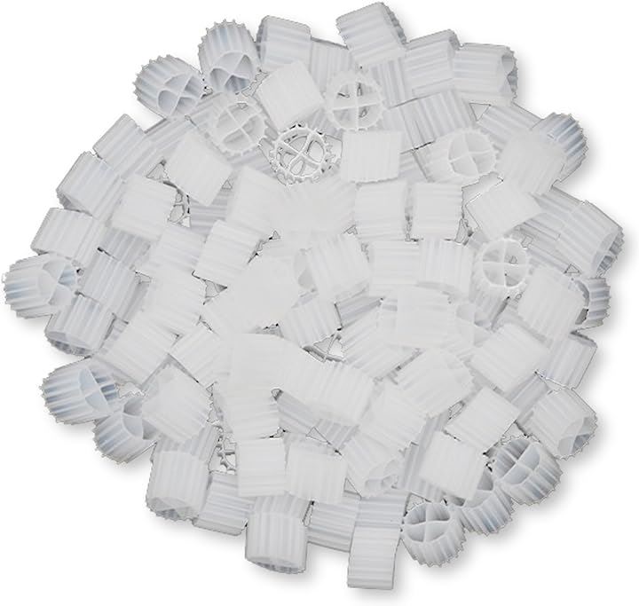 流動ろ材 Φ25 多孔質濾過フィルター材料 水槽用品 ろ過材 生物濾過 バクテリア 微生物 床 MBBR 約25mmx5mm( 1000g)