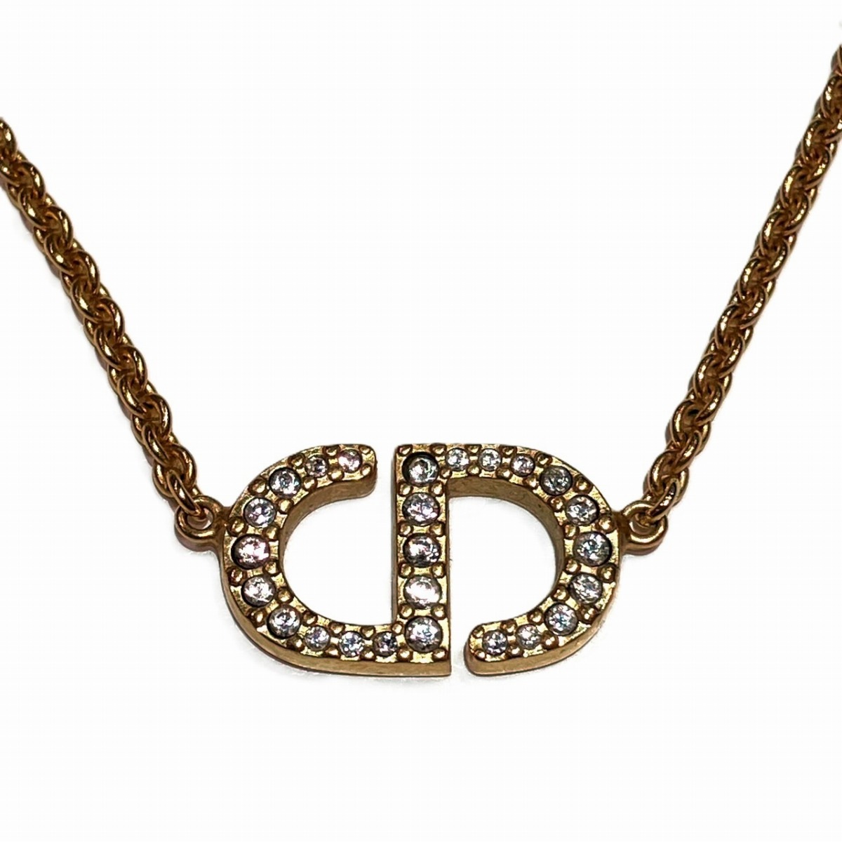 クリスチャンディオール ネックレス　アクセサリー 総重量約7.0g 約44cm 中古