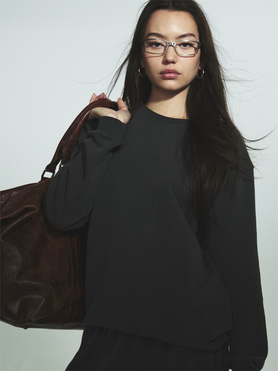 【GLOWNY】 G CLASSIC WAFFLE LONG SLEEVE : 3COLOR