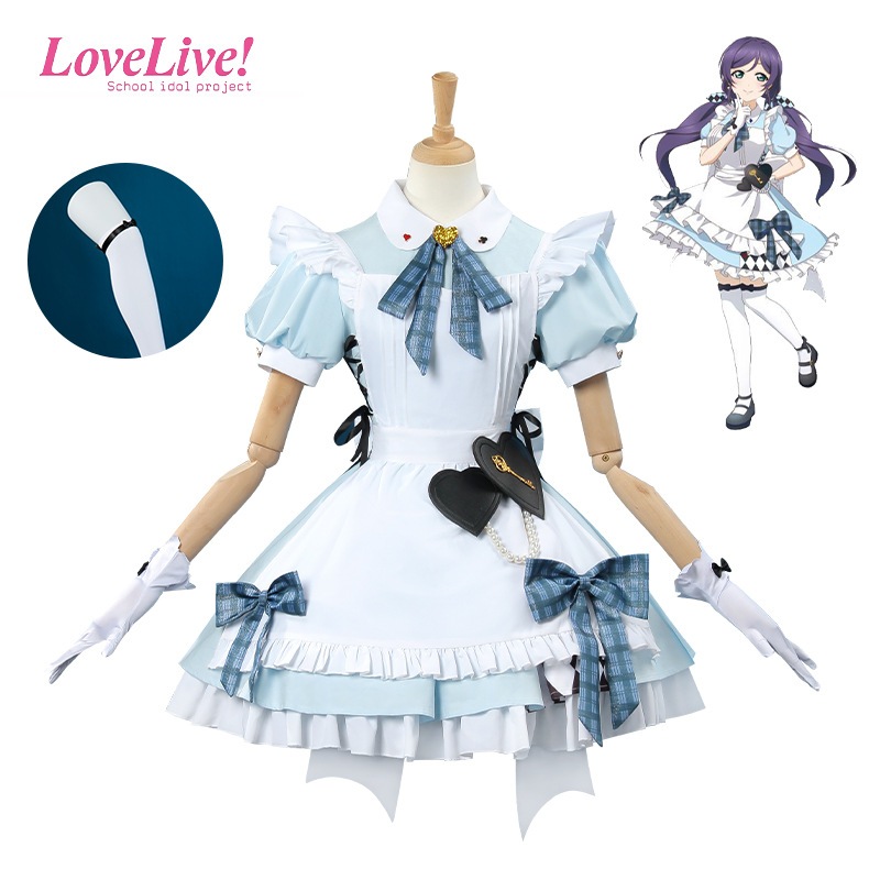 Lovelive! ミューズコラボ GIGO メイド服コスプレ 舞台パフォーマンス衣装 フルセット 二次元衣装