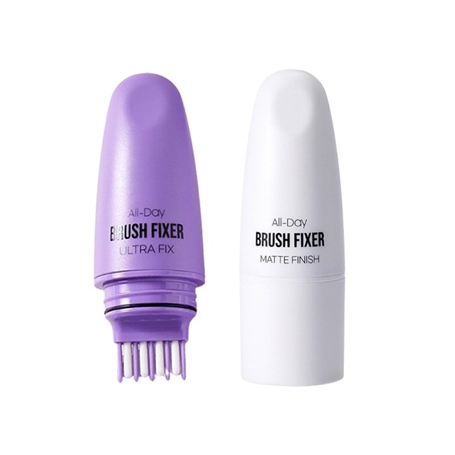 ALL DAY BRUSH ヘアフィクサーSET - マットフィニッシュ&ウルトラフィックス / かけずにとかすヘアフィクサー / 強力固定さらさら前髪ケア