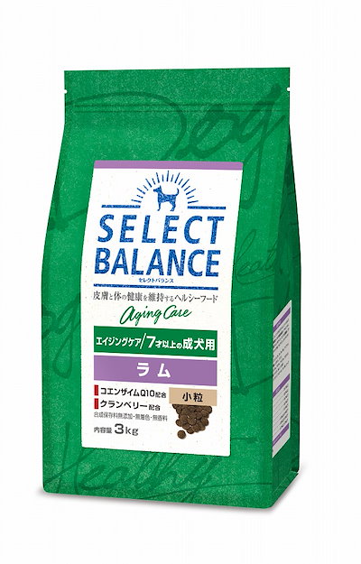 他サイト： 【チュール付】セレクトバランス エイジングケア ラム 小粒 ７才以上の成犬用 3kgの商品画像