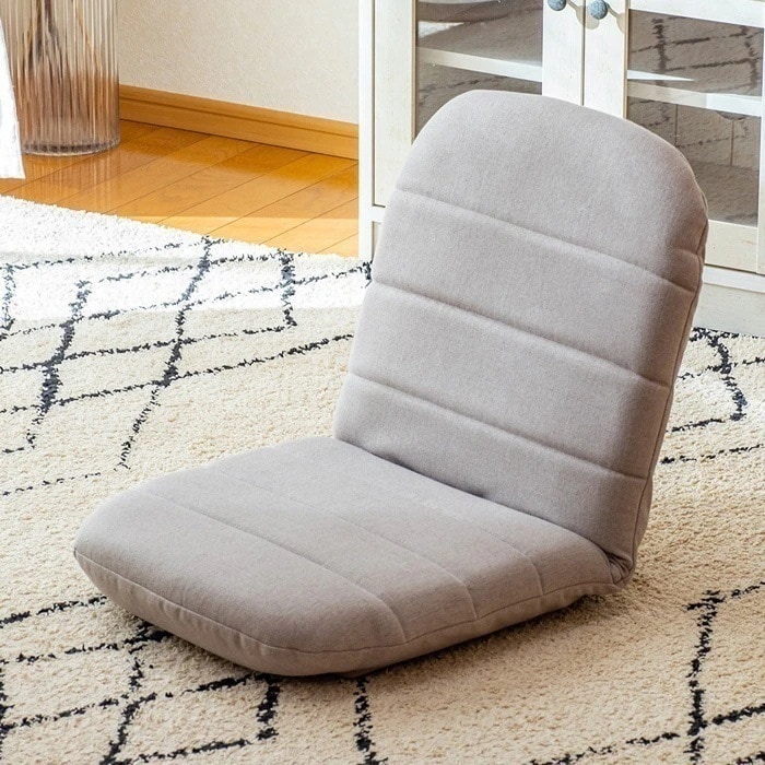 座椅子 lulu ルル コンパクト座椅子 RMJD-56-GBE グレージュ