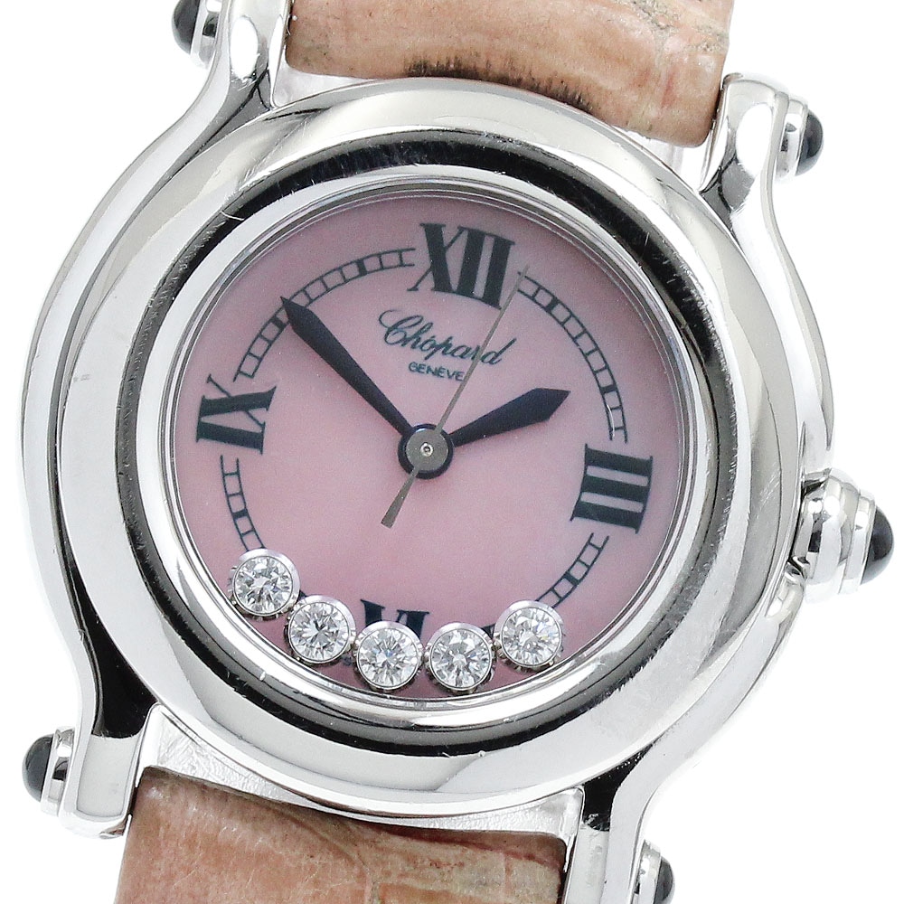 ショパール Chopard 27/8245-23 ハッピースポーツ 5Pダイヤ クォーツ レディース _893789【中古】 99,550円
