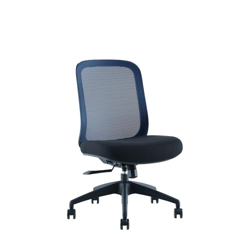 オフィスチェア デスクチェア メッシュ ネイビー ヘッドレストなし マイク 393452 92925 15,407円