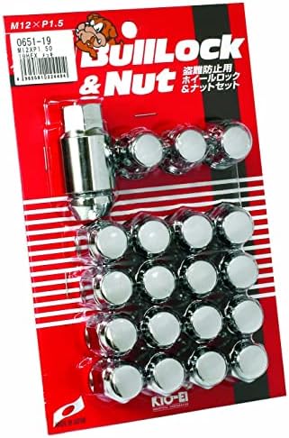 KYO-EI [ 協永産業 ] Bull Lock [ 袋タイプ 19HEX ] M12 x P1.5 5H車用 [ 個数：20P ] [ 品番 ] 0651-19