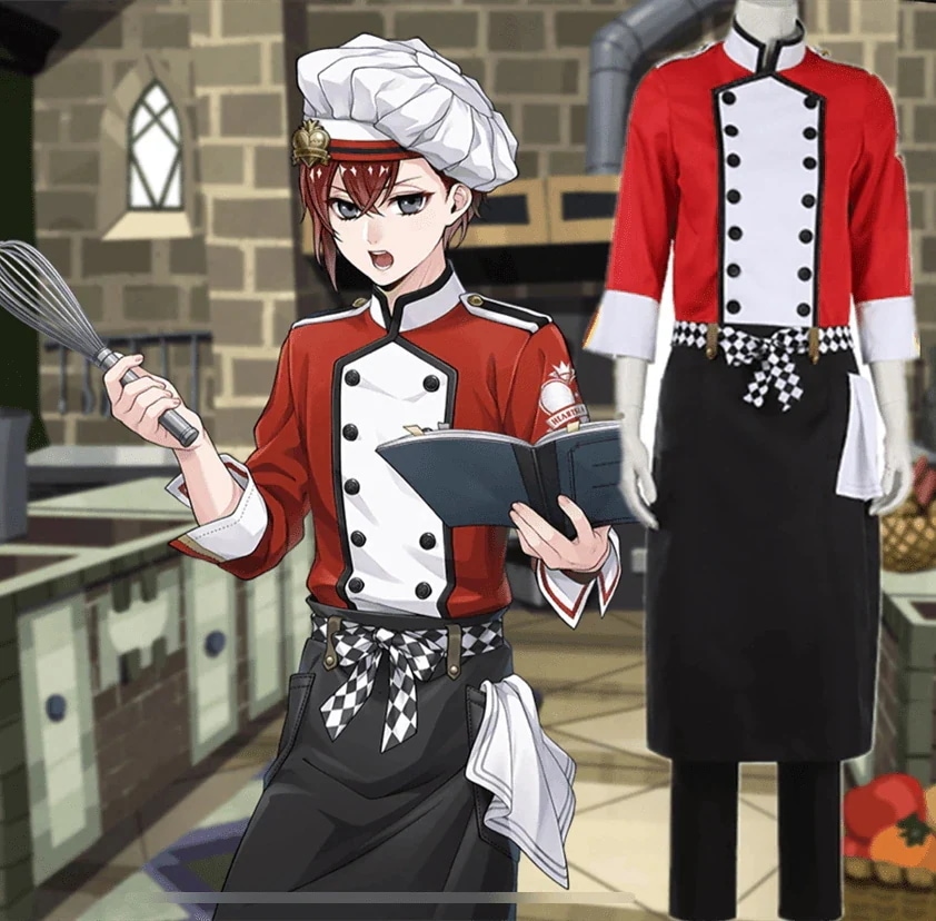 ツイステ リドル NRCマスターシェフ コスプレ衣装 コスチューム