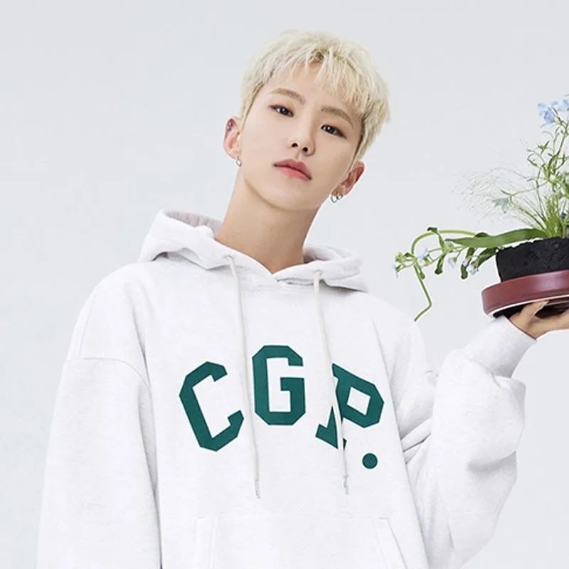 【JUN WONWOO WOOZI VERNON 着用】パーカー ゆったり 秋ツアー ジップアップパーカー 応援グッズ フーディー男女