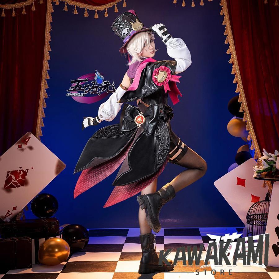 Catwushop　原神　コスプレ　リネ　双子　衣装　帽子込み　ウィッグ　鞋　トランプ　追加可