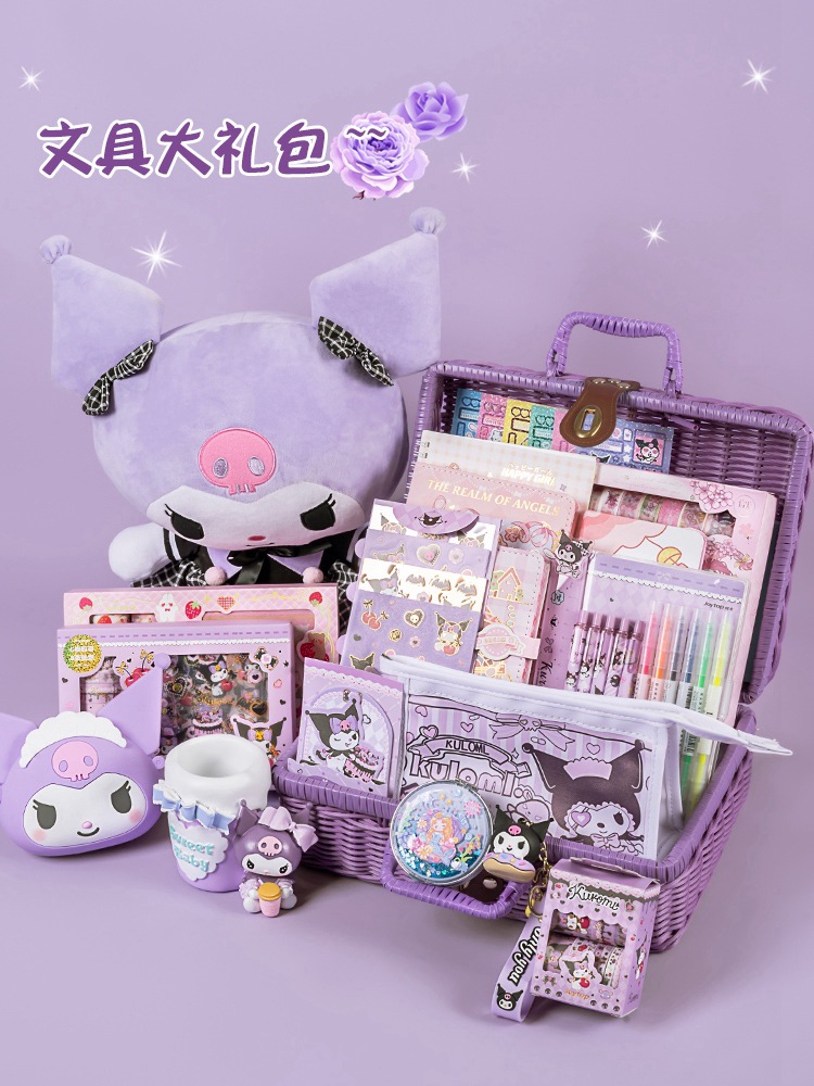 Culomi ノートブックセット ギフトボックスステッカー子供の誕生日プレゼント小さな女の子ハンドブック