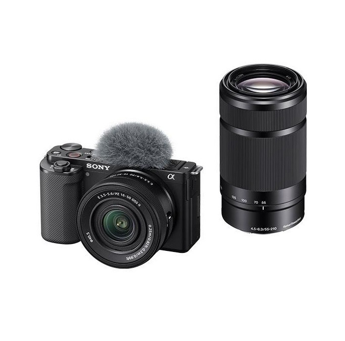 【新品】SONY VLOGCAM ZV-E10X ダブルズームレンズキット [ブラック]