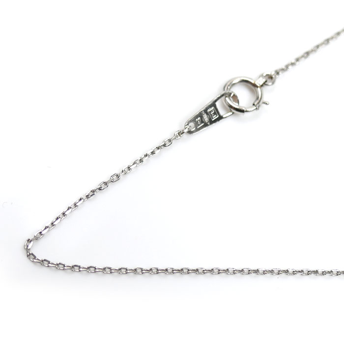 Pt900プラチナ ネックレス 小豆 1.8g 40cm レディース 中古