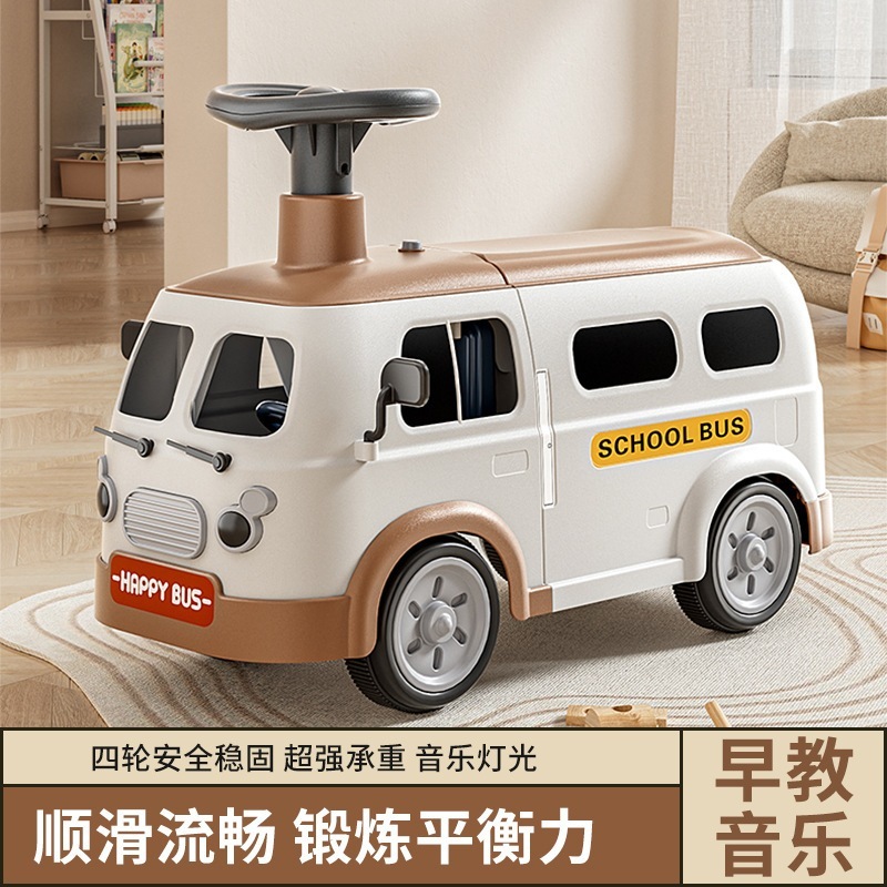 子供用スクーター子供用ペダルなしバランスカー1-2-3歳6ベビー四輪幼児と幼児卸売