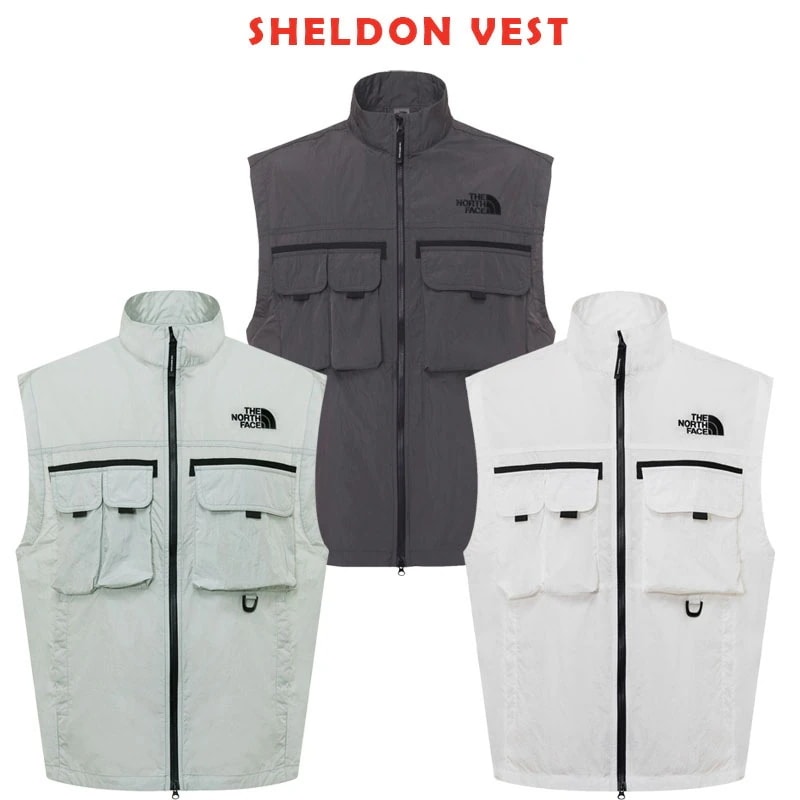 関税負担なし韓国正規品保証 NV3LR01J SHELDON VEST デイリー 基本 着装 男子 女子 人気 韓国 ファッション 男女共用 アウトドア