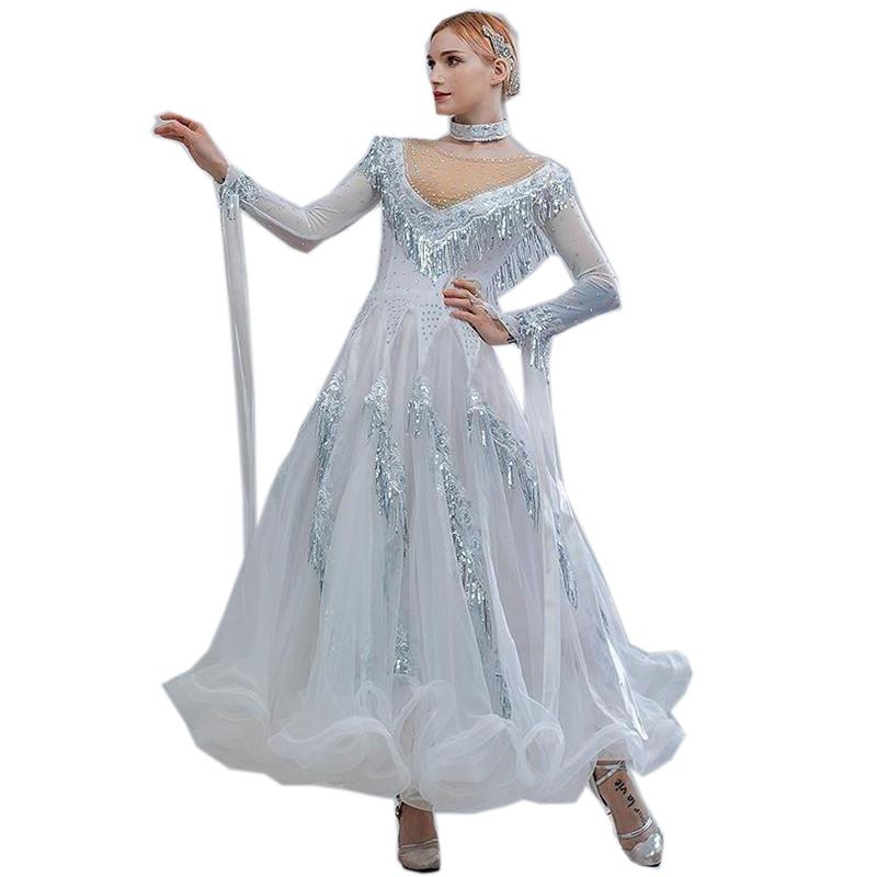 G　社交ダンス競技ドレス　豪華正装ドレス　競技会発表会ダンスワンピース　ゴージャスワルツドレス　サイズ調整対応　7色　 品番4775 12,054円