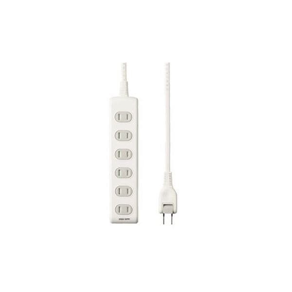 （まとめ）サンワサプライ タップ6個口TAP-TSH65N 5m(×3セット)