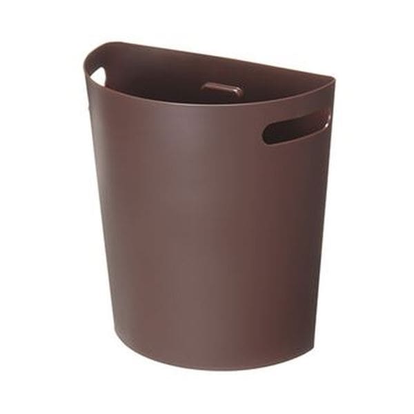 （まとめ）伊勢藤 壁掛けダストボックスMeluna（メルナ）9L マグネットシート付 チョコブラウン I-525 1個(×10セット)