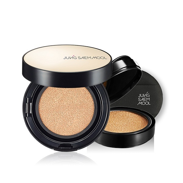JUNG SAEM MOOLエッセンシャルスキンヌーダーロングウェアクッション（詰め替え込み）14gx2 SPF50 PA+++ [贈呈：パフ+ベース]