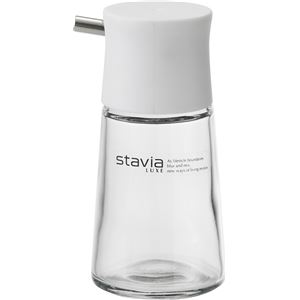 (50個セット) 醤油差し 調味料入れ 直径49.5×高さ102mm 容量80ml S ホワイト シール付き ガラス製 スタビアリュクス キッチン