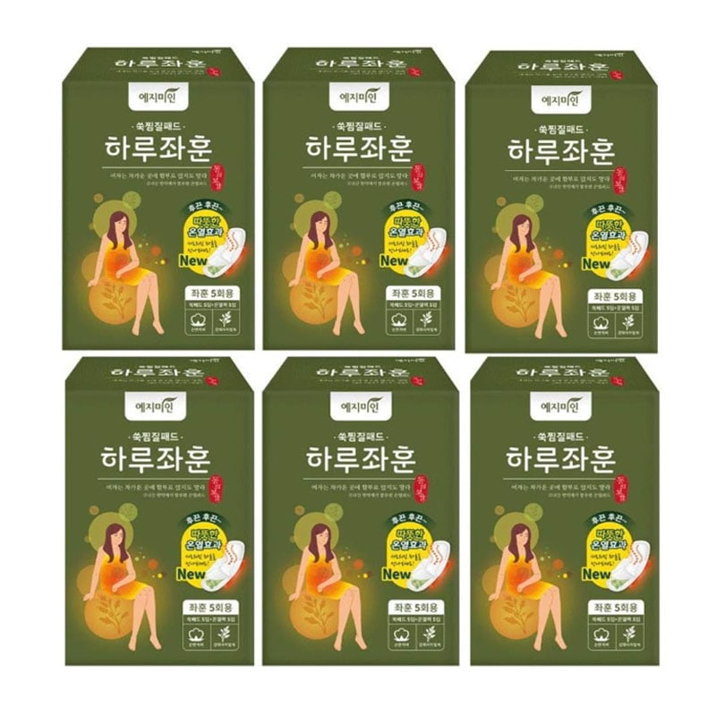 イェジミインハルサフンヨモギ蒸しパッド5Px6パック（30個）暖かいシートセット 5,100円