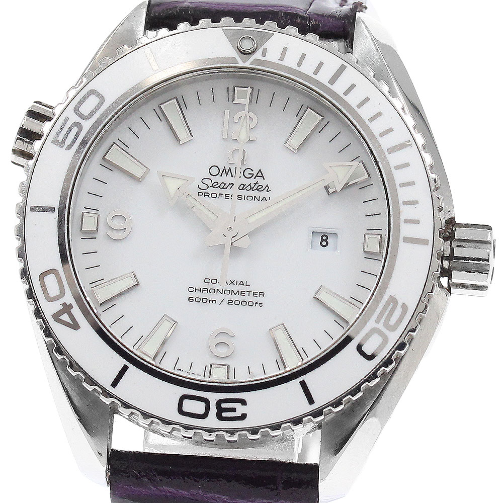 オメガ OMEGA 232.33.38.20.04.001 シーマスター プラネットオーシャン デイト 自動巻き レディース _942546【中古】