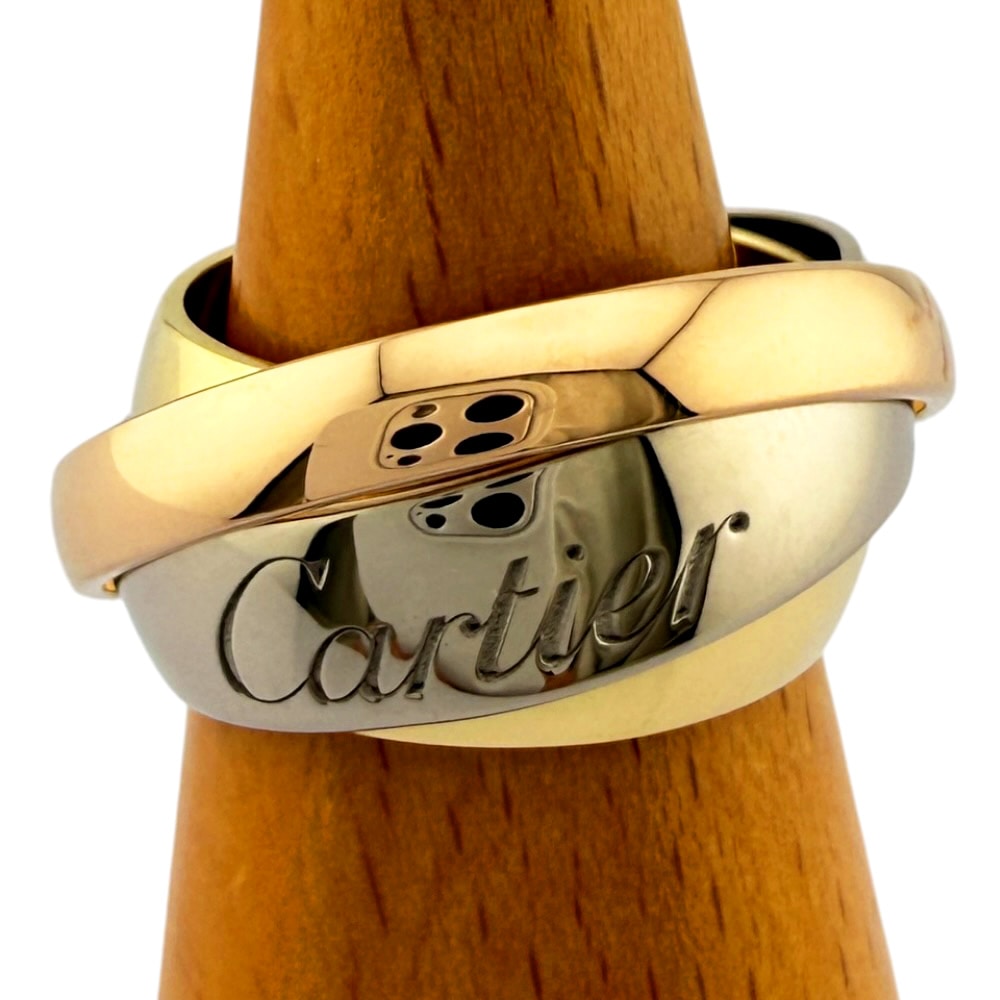 カルティエ トリニティマストエッセンス リング 指輪 12号 18金 K18イエローゴールド CARTIER 中古 美品