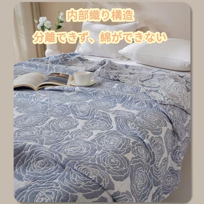 新品が売り出されて価格が下がった 肌掛け布団 夏布団 花柄 洗える シングル / ダブル選べる 夏用布団 綿 100% 薄くて軽い 軽量 おしゃれ 丸洗い可能 国産 布団