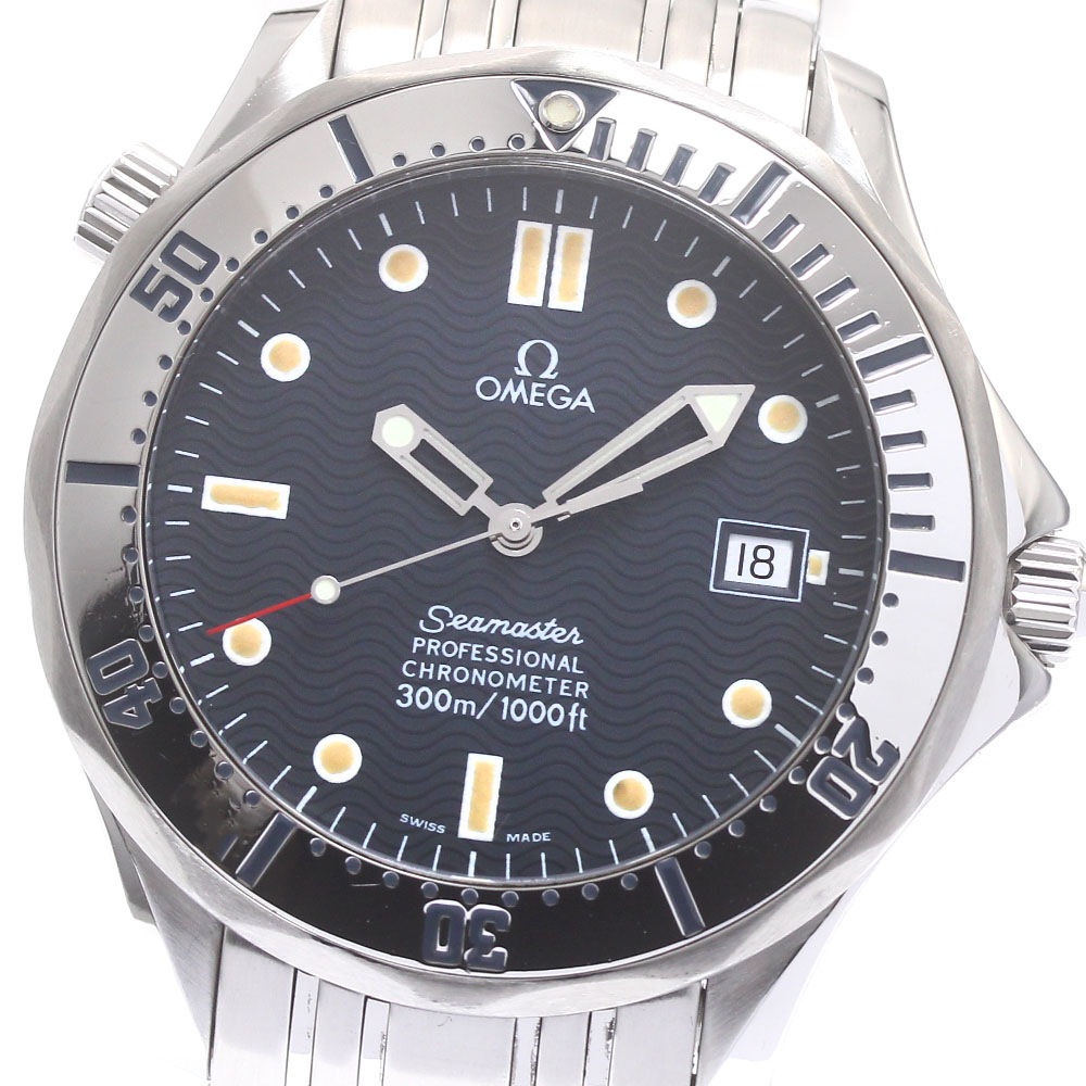 オメガ OMEGA 2532.80 シーマスター300 デイト 自動巻き メンズ _872035【中古】
