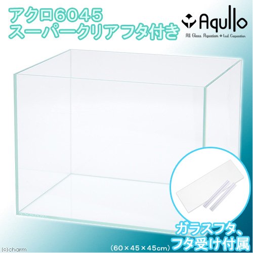 スーパークリア　アクロ６０Ｓ４５（６０X４５X４５ｃｍ）フタ付き　Ａｑｕｌｌｏ　１８０サイズ　お一人様１点限り　ＣＲＣ10―11―01―50―00