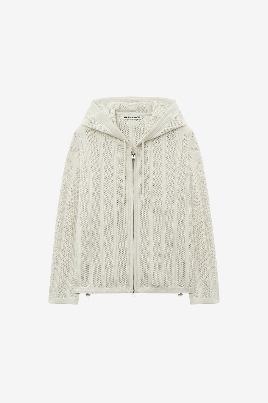 【INSILENCE】 SKASHI HOOD HOOP KNIT : IVORY