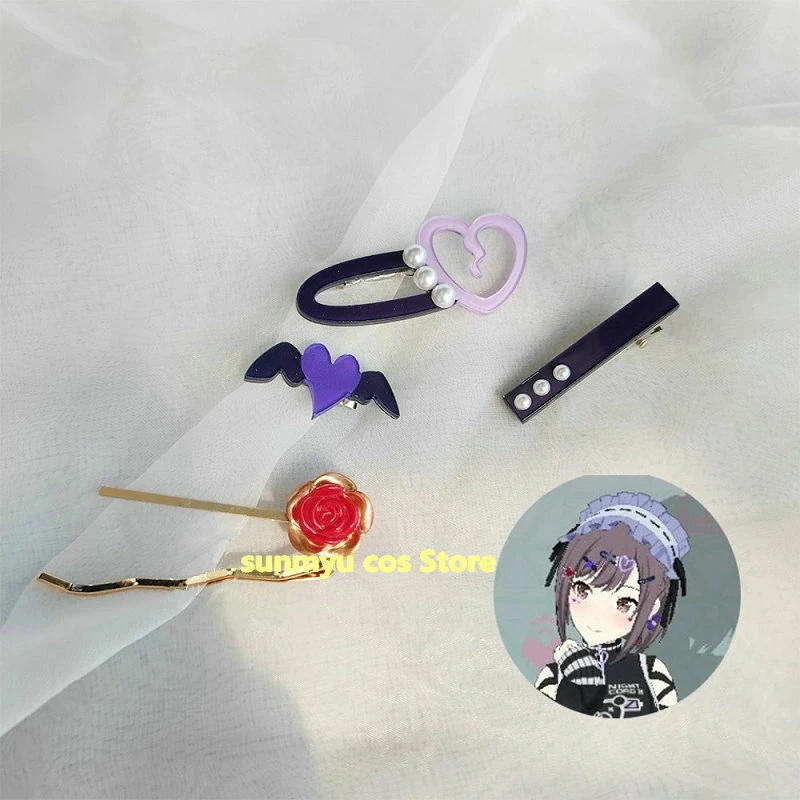 プロジェクトセカイ カラフルステージ! feat. 初音ミク PJSK25時 東雲 絵名 朝比奈 まふゆ ヘアピン　髪飾り　コスプレ道具　アクセサリー