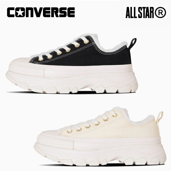 コンバース スニーカー ローカット オールスター （Ｒ） トレックウエーブ ボア ＯＸ レディース CONVERSE ALL STAR (R) TREKWAVE BOA OX 厚底