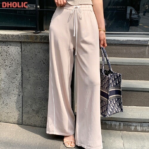 [メガ割りSALE]配色ドロストパイピングニットパンツ