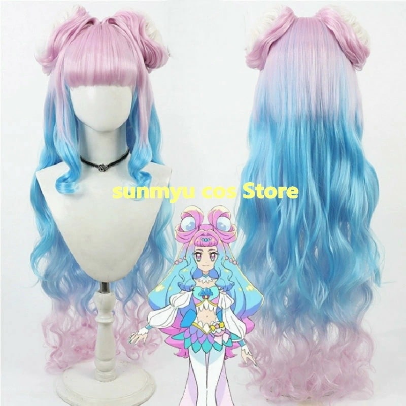 トロピカルージュプリキュア キュアラメール プリチューム コスプレ道具 ウィッグかつら