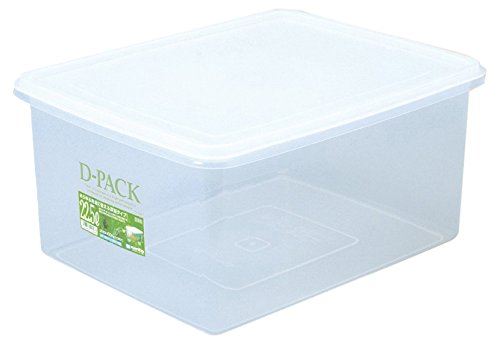 (ケース販売) 日本製 保存容器 Dパック 深型 D-12d 22.5L ナチュラル 12個入り 071613 7,447円