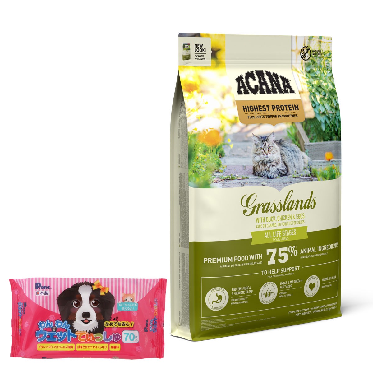 グラスランドキャット 4.5kg【わんわんウエットてぃっしゅ1個付き】