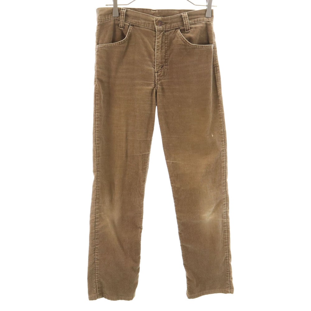 80s 719-1529 ヴィンテージ ボタン裏22 コーデュロイパンツ w28 ブラウン系 メンズ 5,530円