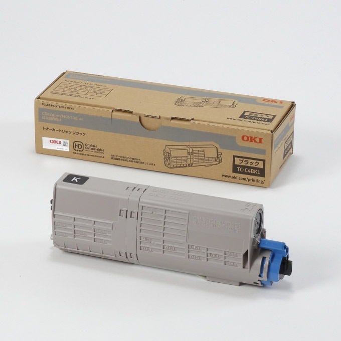 OKI [TC-C4BK1] トナーカートリッジ ブラック (MC573dnw/C542dnw)