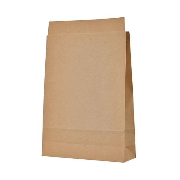 TANOSEE 宅配袋 大 茶封かんテープ付 1パック（100枚） (×10セット)紙製品・封筒