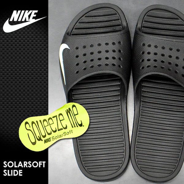 【新品若干傷あり】NIKE ナイキ ソーラーソフト スライド Qoo10] NIKE ナイキ ソーラーソフト スライド NIK