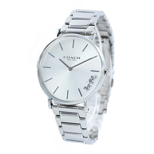 COACH コーチ 時計 レディース 腕時計 手表 PERRY ペリー シンプル シック シルバー ステンレス ブレスレット 14503344 誕生日プレゼント ポイント消化